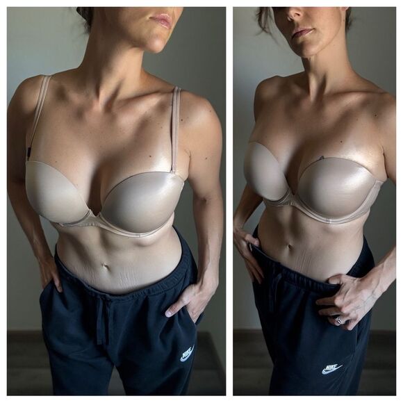 Victoria’s Secret 34DD Bra Very Sexy Multiway Convertible Straps Tan - Picture 1 of 13